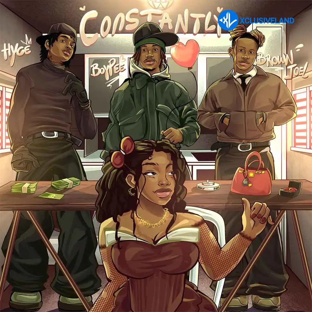 Hyce – Constantly ft. BoyPee & Brown Joel Cover Art