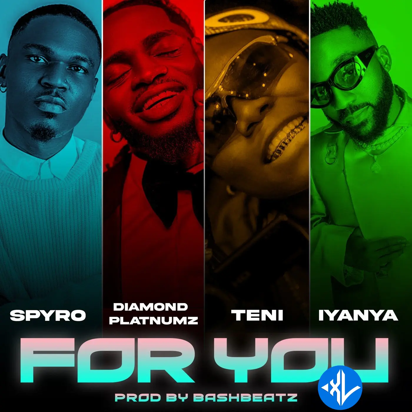 Spyro – For You ft. Diamond Platnumz, Teni & Iyanya Cover Art