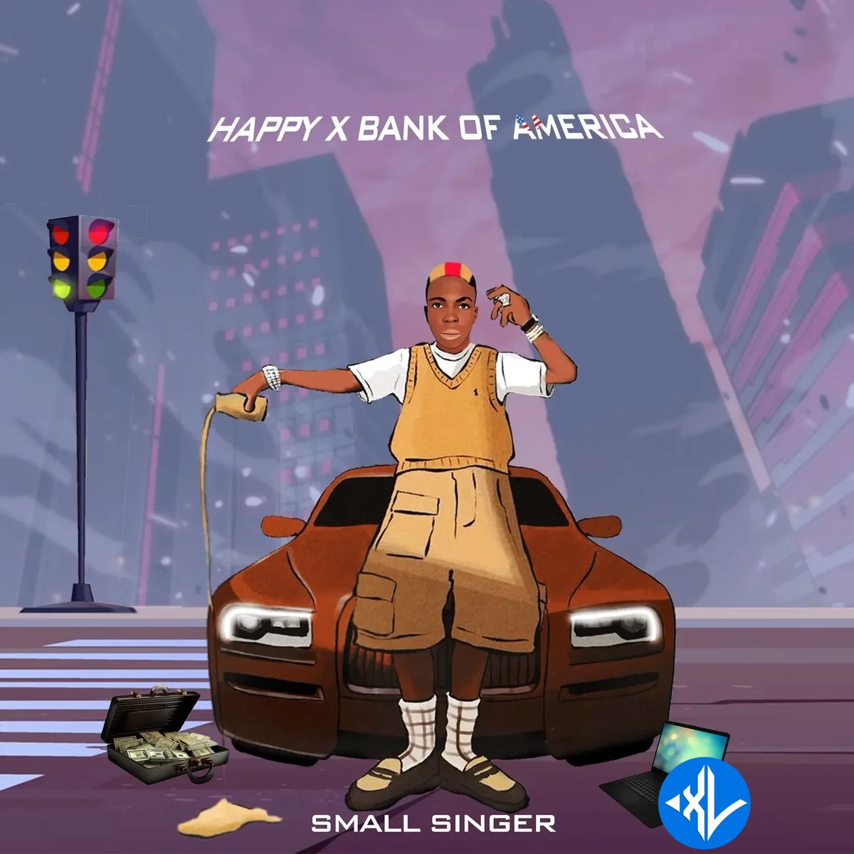SMALL SINGER – Happy Cover Art